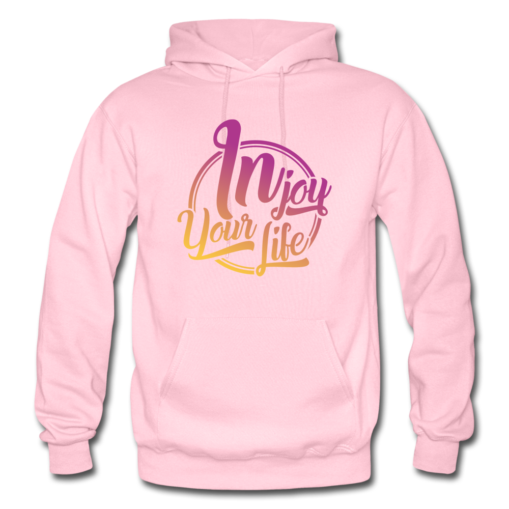 In Joy Your Life Gildan Heavy Blend Adult Hoodie - light pink