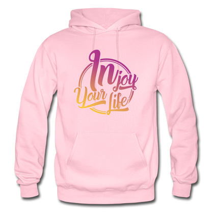 In Joy Your Life Gildan Heavy Blend Adult Hoodie - light pink