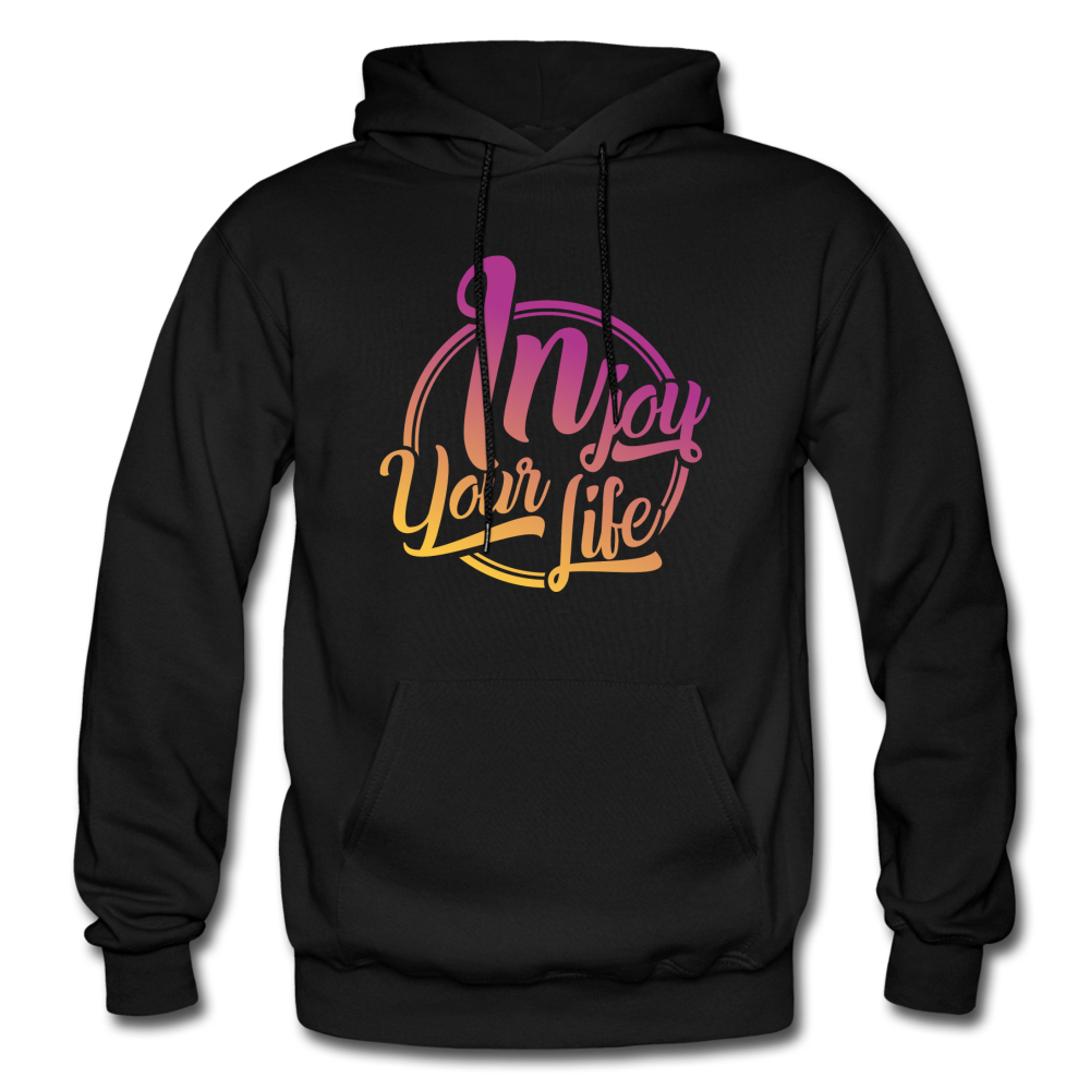 In Joy Your Life Gildan Heavy Blend Adult Hoodie - black