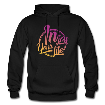 In Joy Your Life Gildan Heavy Blend Adult Hoodie - black