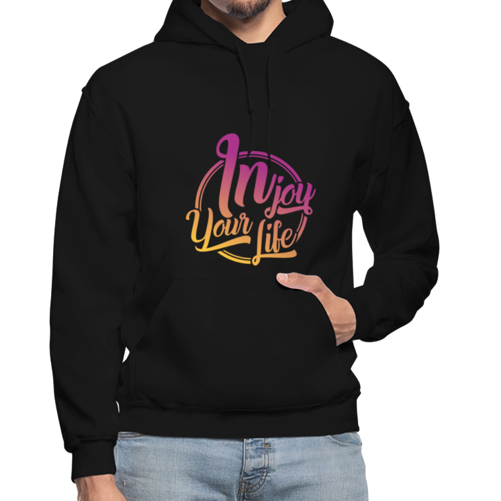 In Joy Your Life Gildan Heavy Blend Adult Hoodie - black