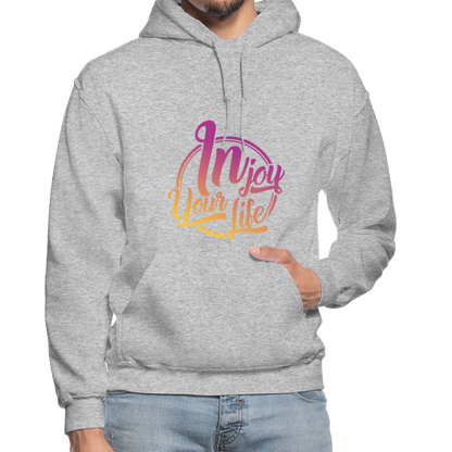 In Joy Your Life Gildan Heavy Blend Adult Hoodie - heather gray