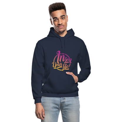 In Joy Your Life Gildan Heavy Blend Adult Hoodie - navy