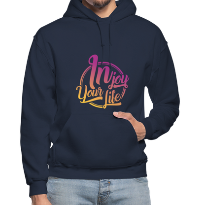 In Joy Your Life Gildan Heavy Blend Adult Hoodie - navy