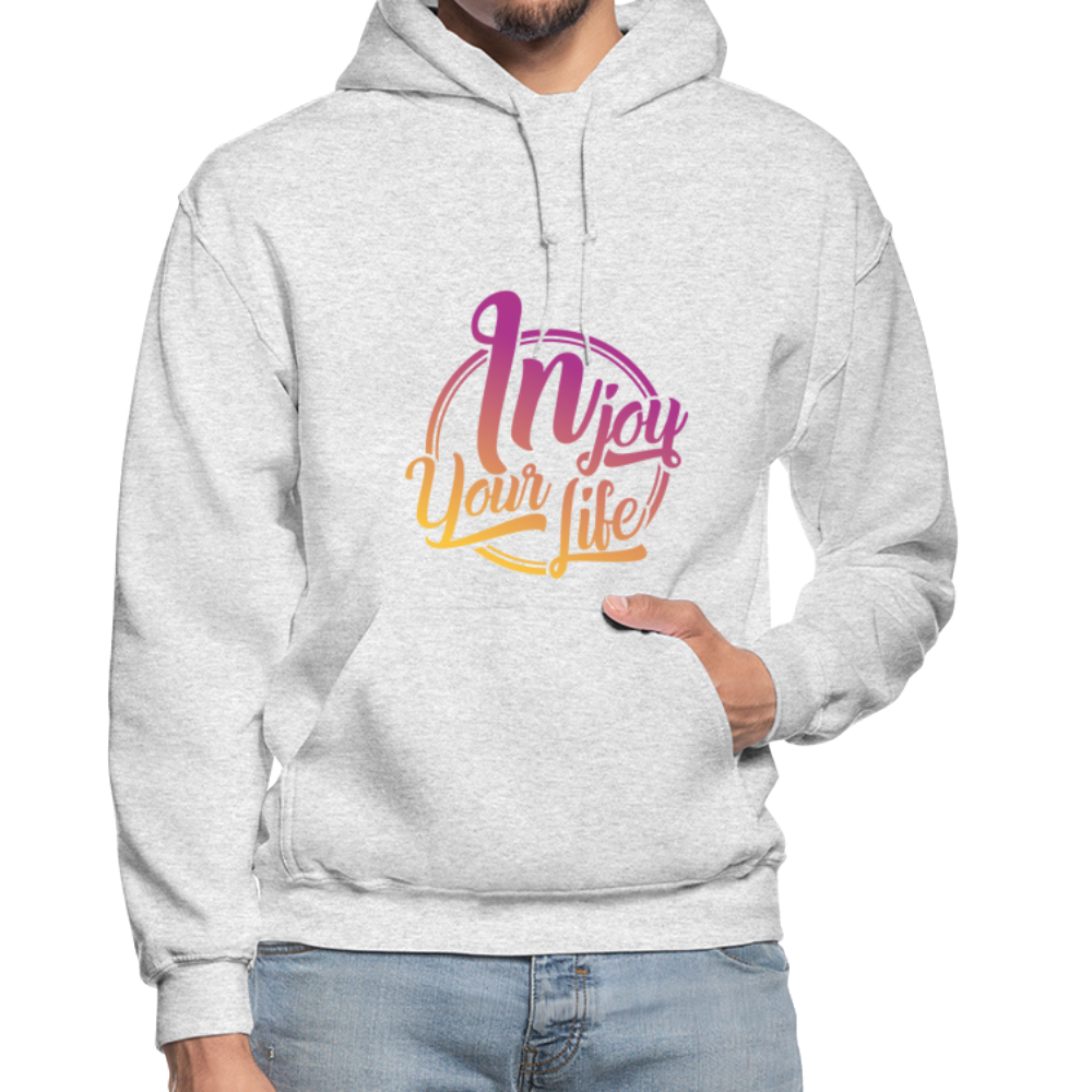 In Joy Your Life Gildan Heavy Blend Adult Hoodie - light heather gray