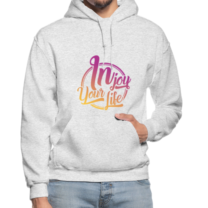 In Joy Your Life Gildan Heavy Blend Adult Hoodie - light heather gray