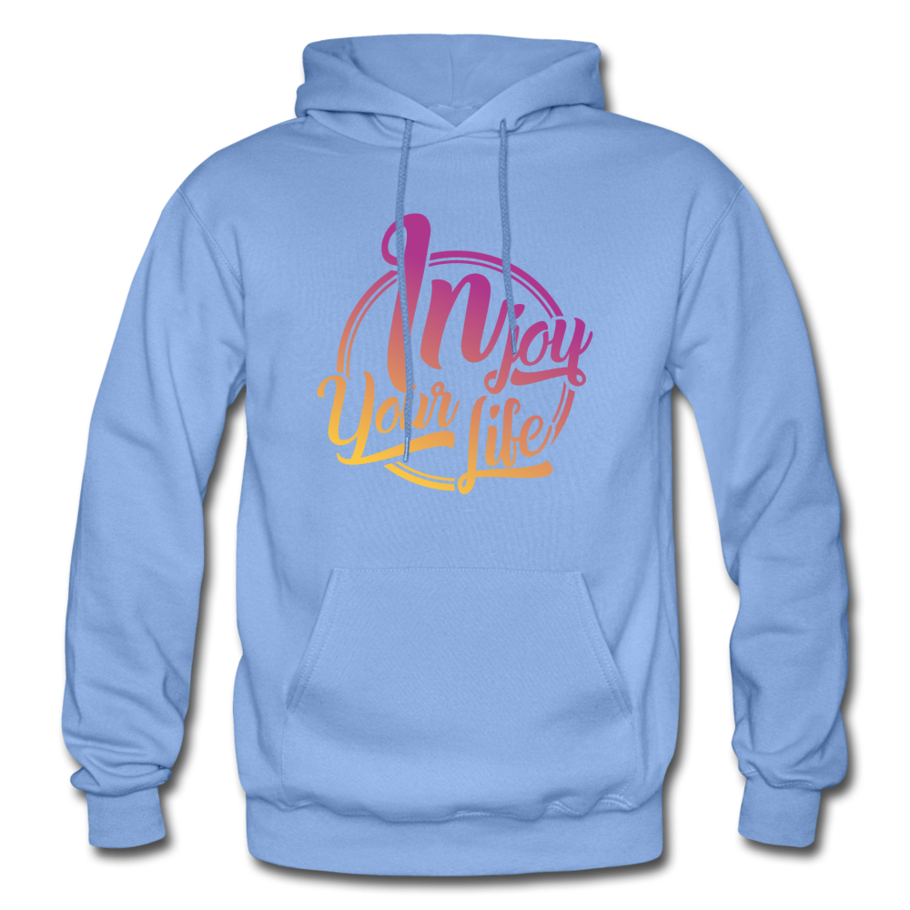 In Joy Your Life Gildan Heavy Blend Adult Hoodie - carolina blue