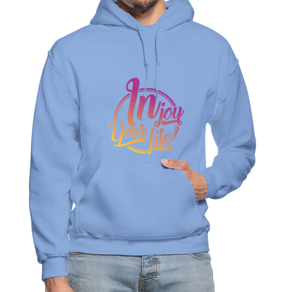 In Joy Your Life Gildan Heavy Blend Adult Hoodie - carolina blue