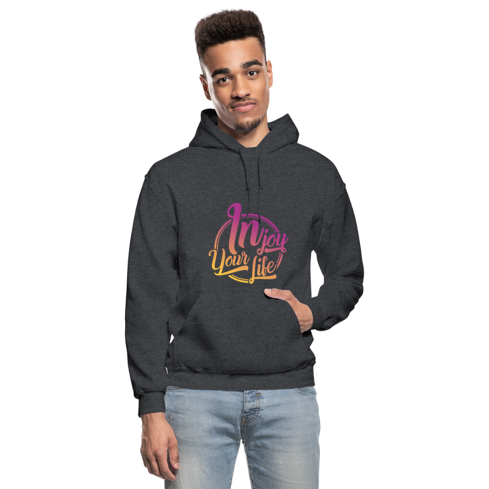 In Joy Your Life Gildan Heavy Blend Adult Hoodie - charcoal grey