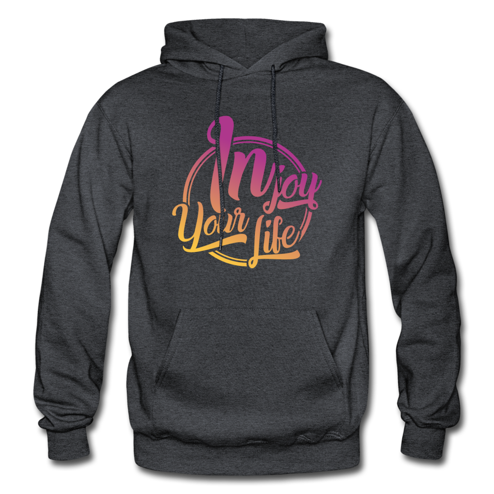 In Joy Your Life Gildan Heavy Blend Adult Hoodie - charcoal grey