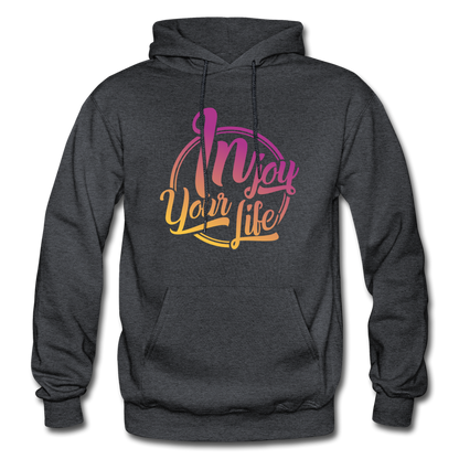 In Joy Your Life Gildan Heavy Blend Adult Hoodie - charcoal grey