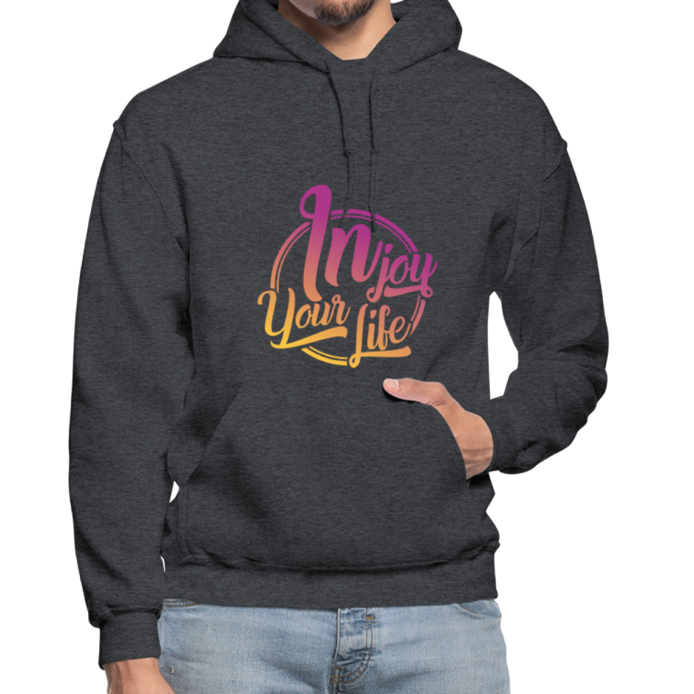 In Joy Your Life Gildan Heavy Blend Adult Hoodie - charcoal grey