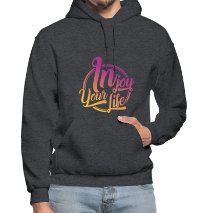 In Joy Your Life Gildan Heavy Blend Adult Hoodie - charcoal grey