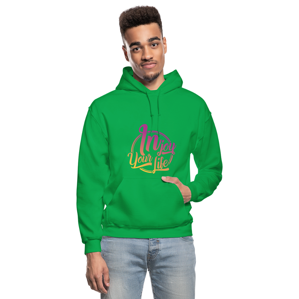 In Joy Your Life Gildan Heavy Blend Adult Hoodie - kelly green