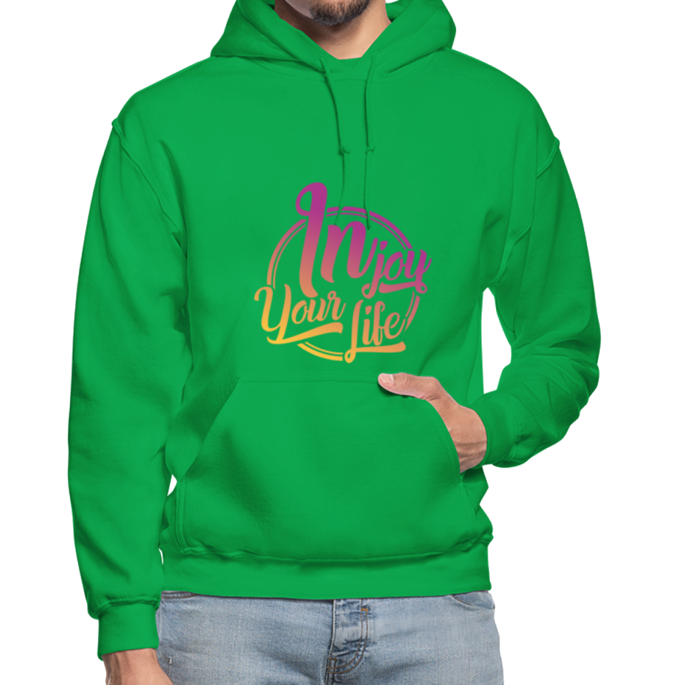 In Joy Your Life Gildan Heavy Blend Adult Hoodie - kelly green