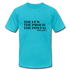 The Few The Proud The Postal B Unisex Jersey T-Shirt by Bella + Canvas - turquoise