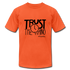 Trust The Timing B Unisex Jersey T-Shirt by Bella + Canvas - orange