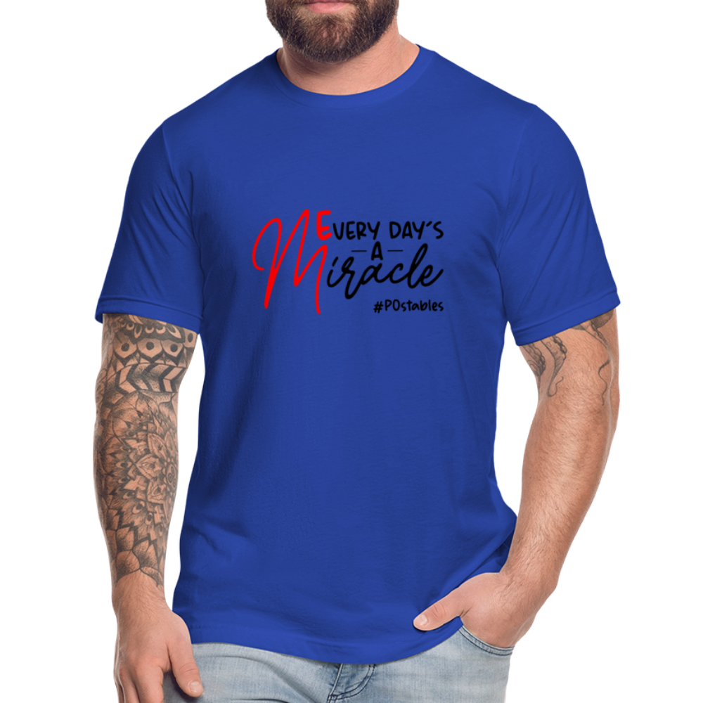 Every Day's A Miracle Canada B Unisex Jersey T-Shirt by Bella + Canvas - royal blue