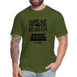 I went out, and I bought a porch swing B Unisex Jersey T-Shirt by Bella + Canvas - olive