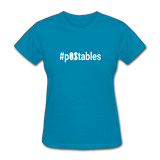 #POstables Outline W Women's T-Shirt - turquoise