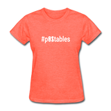 #POstables Outline W Women's T-Shirt - heather coral