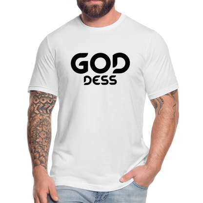 Goddess B Unisex Jersey T-Shirt by Bella + Canvas - white