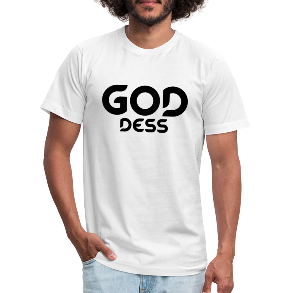 Goddess B Unisex Jersey T-Shirt by Bella + Canvas - white