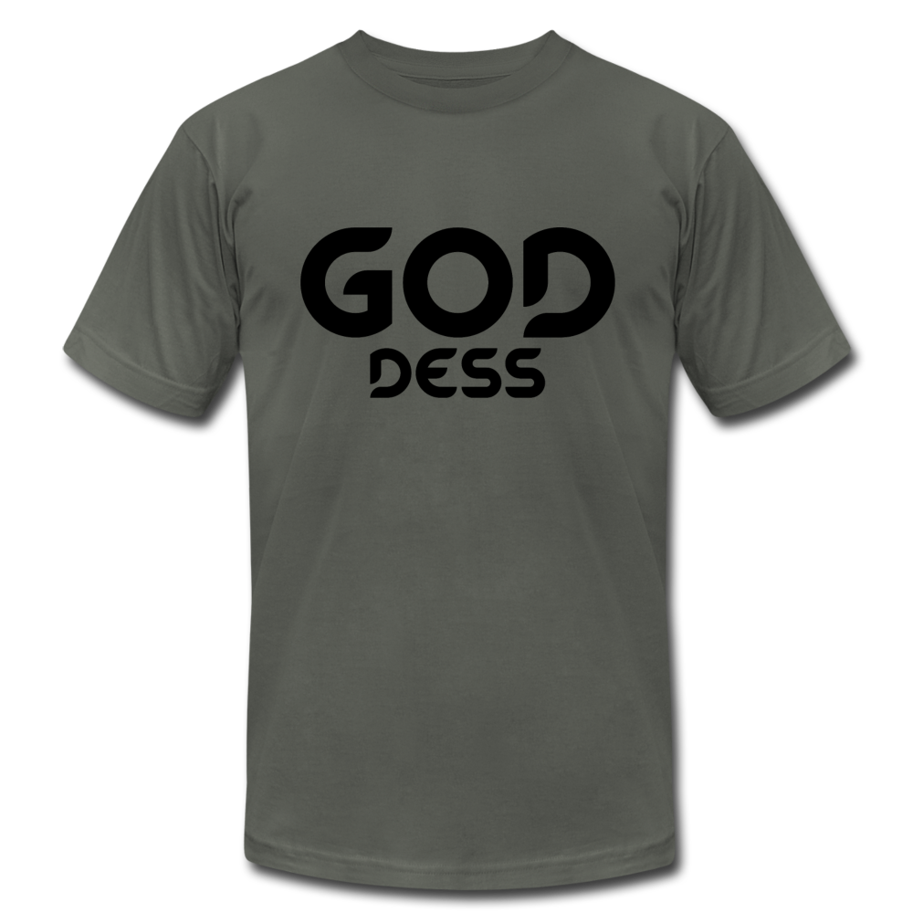 Goddess B Unisex Jersey T-Shirt by Bella + Canvas - asphalt