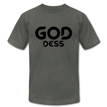 Goddess B Unisex Jersey T-Shirt by Bella + Canvas - asphalt