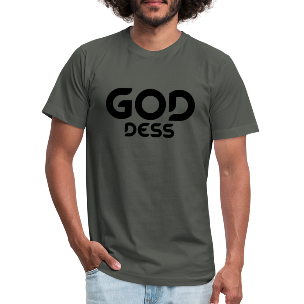 Goddess B Unisex Jersey T-Shirt by Bella + Canvas - asphalt