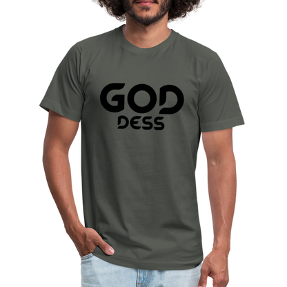 Goddess B Unisex Jersey T-Shirt by Bella + Canvas - asphalt