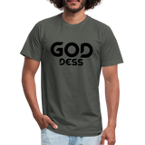 Goddess B Unisex Jersey T-Shirt by Bella + Canvas - asphalt