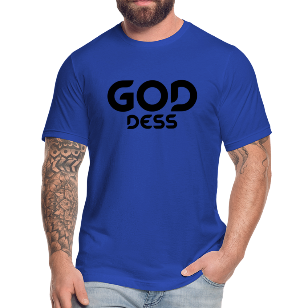 Goddess B Unisex Jersey T-Shirt by Bella + Canvas - royal blue