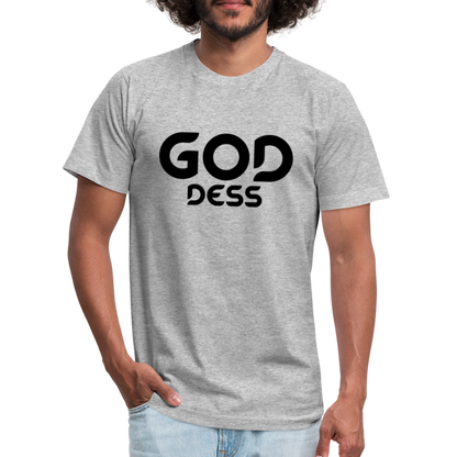 Goddess B Unisex Jersey T-Shirt by Bella + Canvas - heather gray