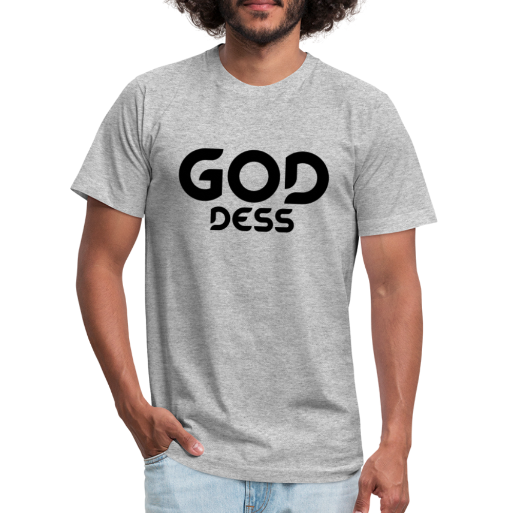 Goddess B Unisex Jersey T-Shirt by Bella + Canvas - heather gray