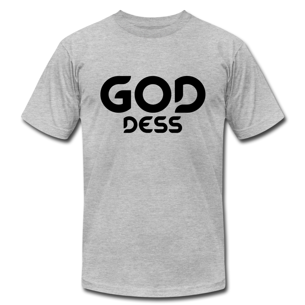 Goddess B Unisex Jersey T-Shirt by Bella + Canvas - heather gray