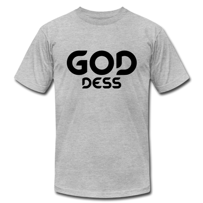 Goddess B Unisex Jersey T-Shirt by Bella + Canvas - heather gray