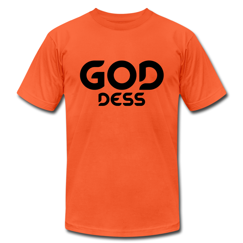 Goddess B Unisex Jersey T-Shirt by Bella + Canvas - orange