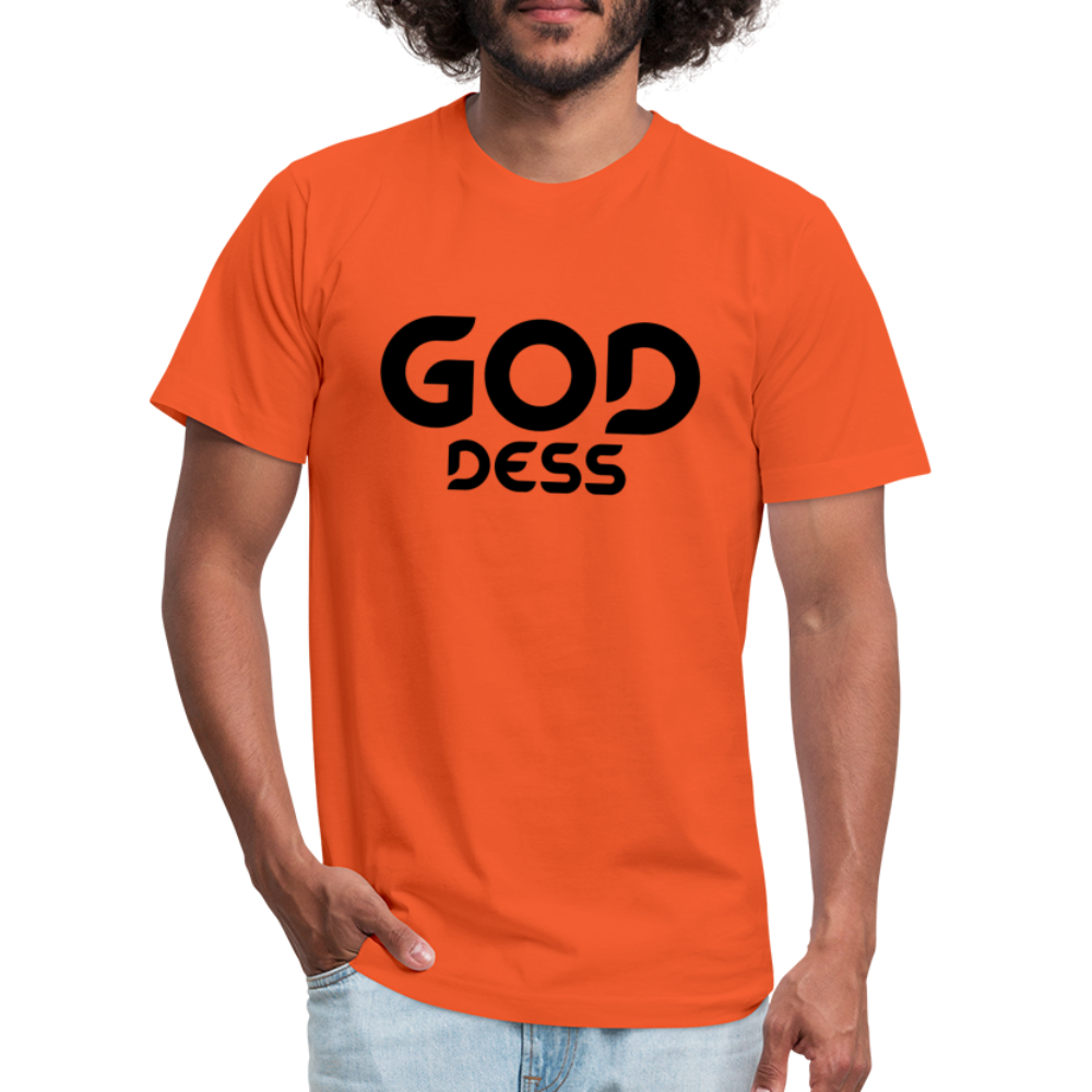 Goddess B Unisex Jersey T-Shirt by Bella + Canvas - orange