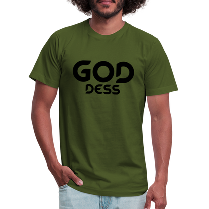 Goddess B Unisex Jersey T-Shirt by Bella + Canvas - olive