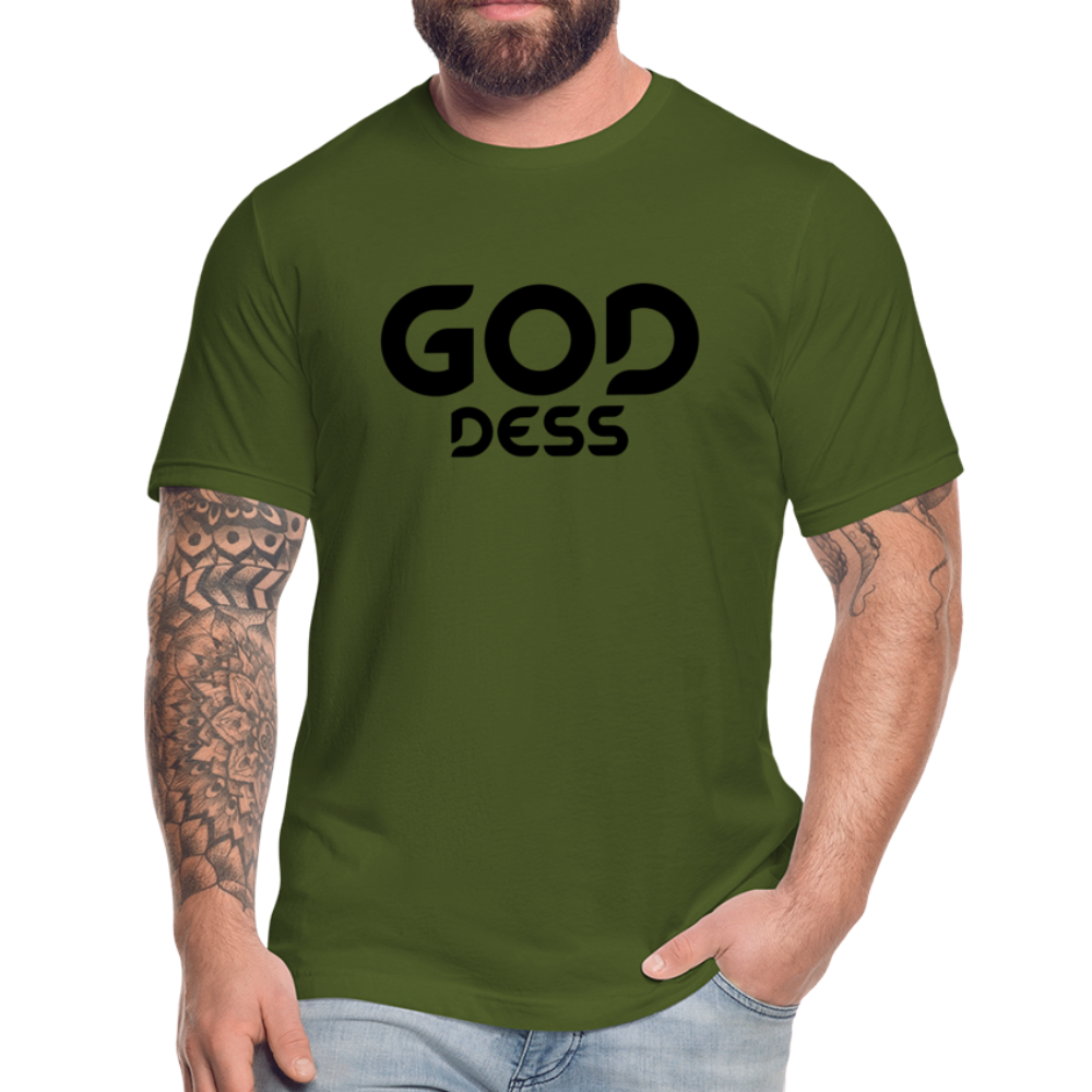 Goddess B Unisex Jersey T-Shirt by Bella + Canvas - olive