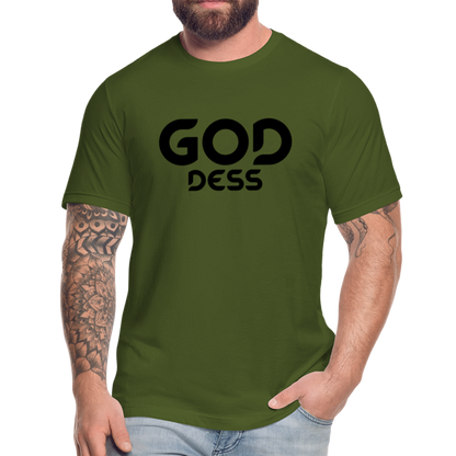 Goddess B Unisex Jersey T-Shirt by Bella + Canvas - olive