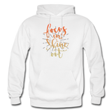 Focus in Shine Out O Gildan Heavy Blend Adult Hoodie - white