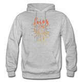 Focus in Shine Out O Gildan Heavy Blend Adult Hoodie - heather gray