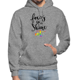 Focus in Shine Out B Gildan Heavy Blend Adult Hoodie - graphite heather