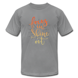 Focus in Shine Out O Unisex Jersey T-Shirt by Bella + Canvas - slate