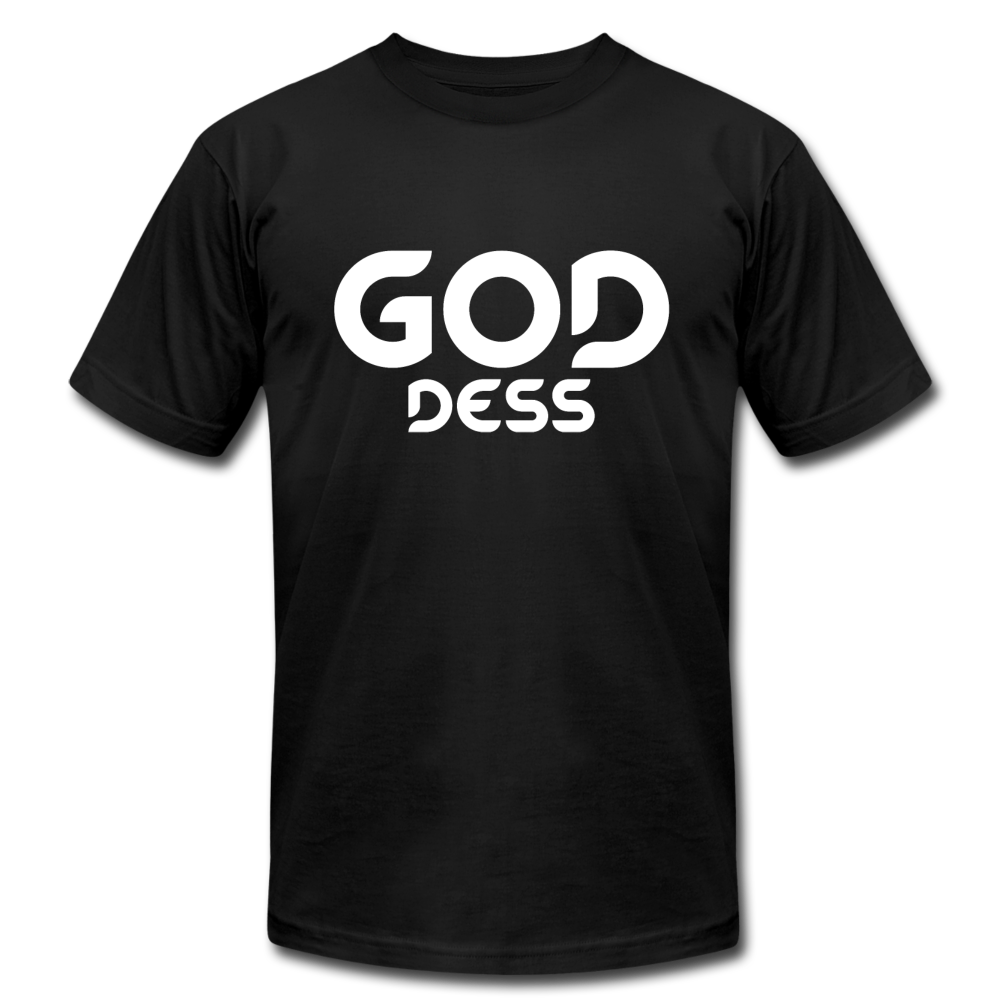Goddess W Unisex Jersey T-Shirt by Bella + Canvas - black