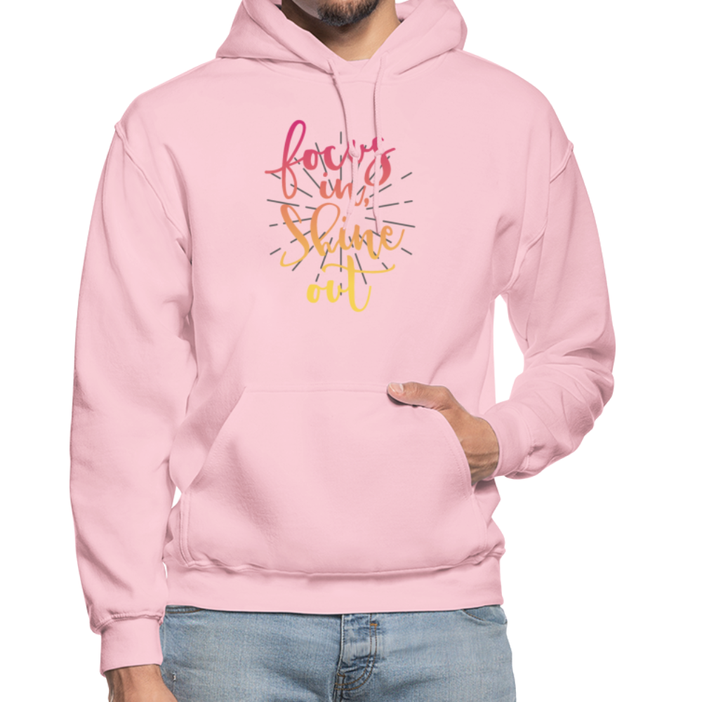 Focus in Shine Out P Gildan Heavy Blend Adult Hoodie - light pink