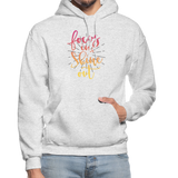Focus in Shine Out P Gildan Heavy Blend Adult Hoodie - light heather gray