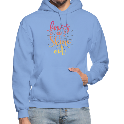 Focus in Shine Out P Gildan Heavy Blend Adult Hoodie - carolina blue